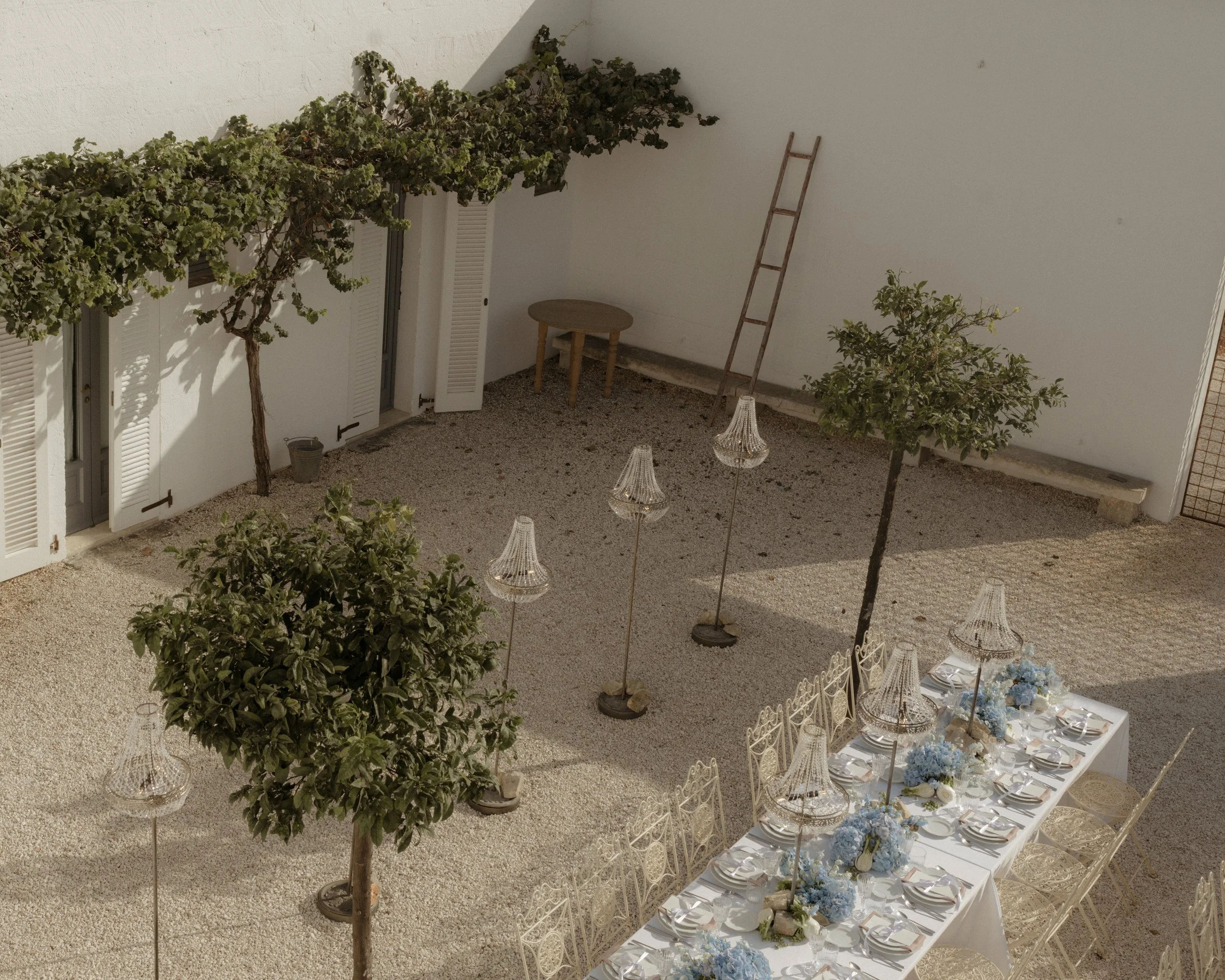 Al Fresco dining at Masseria Moroseta